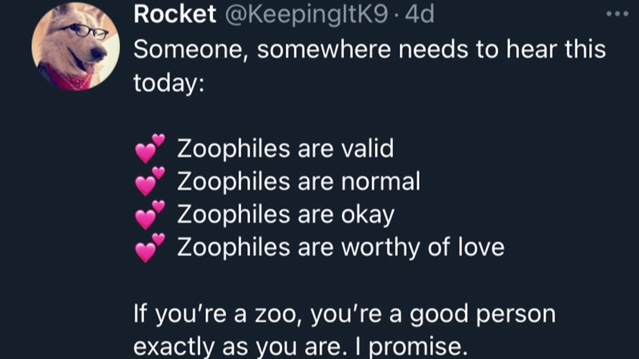 Zoophiles Are Taking Over Twitter...