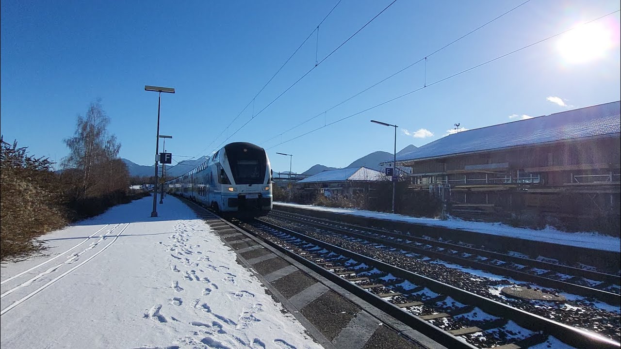 Zugverkehr in Bergen(Oberbayern) und Bernau am Chiemsee/Westbahn,Railjet etc.[Januar 2026]