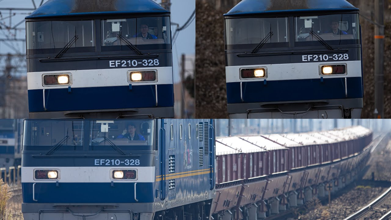 [貨物列車撮影記録] 年末でも走る石灰石列車を大量撮影！ サービス警笛たくさん！