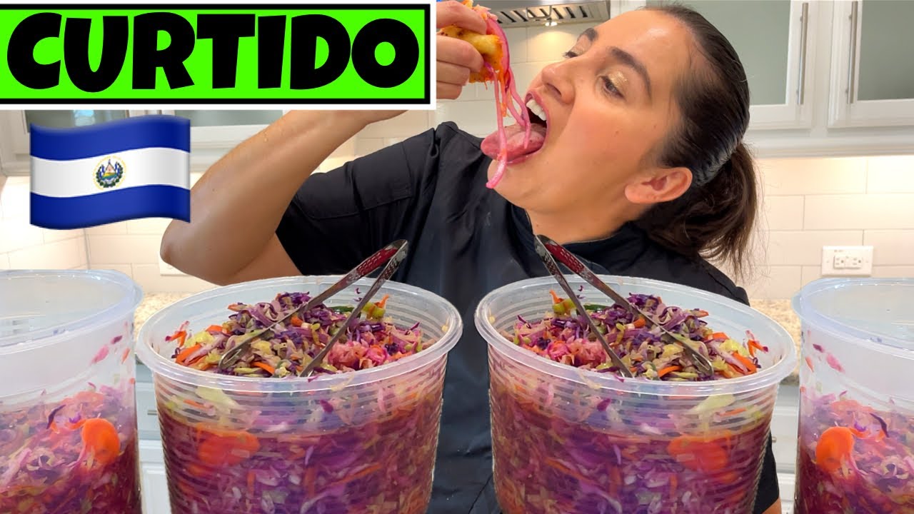 Curtido para pupusas - **ATENCION PRINCIPIANTES** miren este video!
