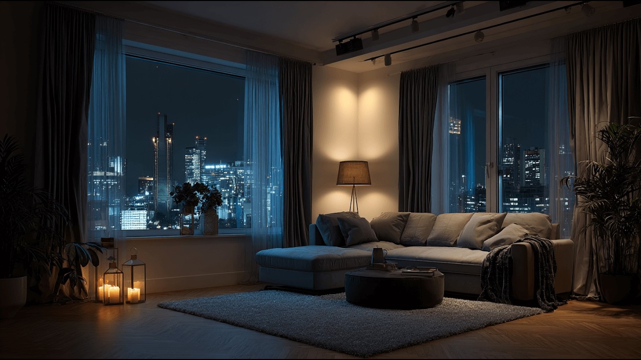Cozy City Lofi 🌆 Instrumental Music for Evening Relaxation