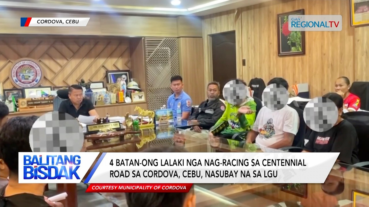 4 Batan-ong Lalaki nga nag-racing sa Cordova, Cebu, nasubay na sa LGU | Balitang Bisdak