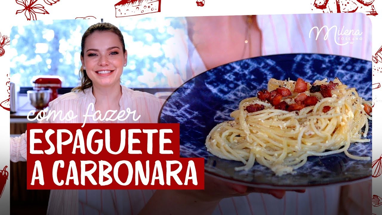 ESPAGUETE A CARBONARA! By Milena Toscano