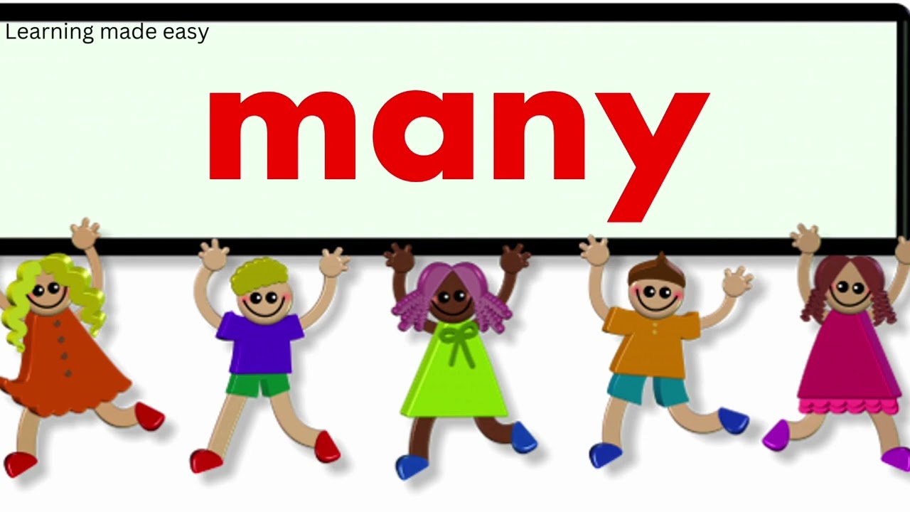 Simple sight words for Grade 1 #2