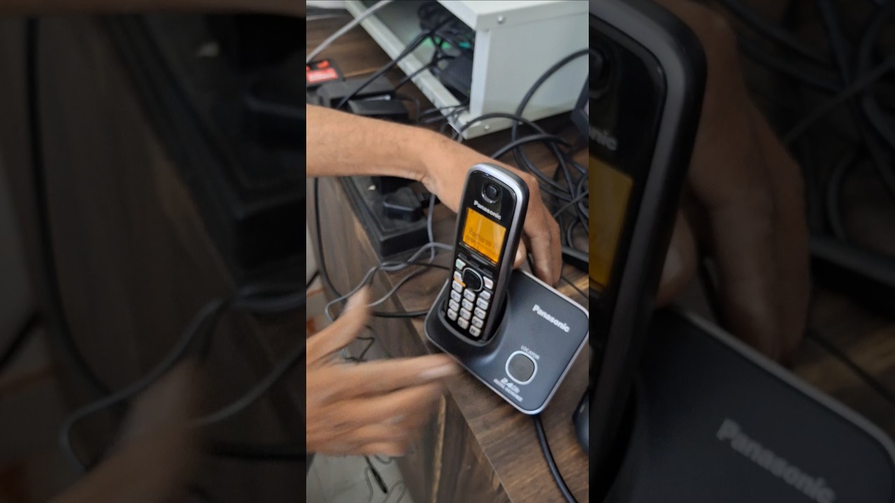 Panasonic cordless phone | Panasonic kx tg3711sx cordless landline phone #shorts