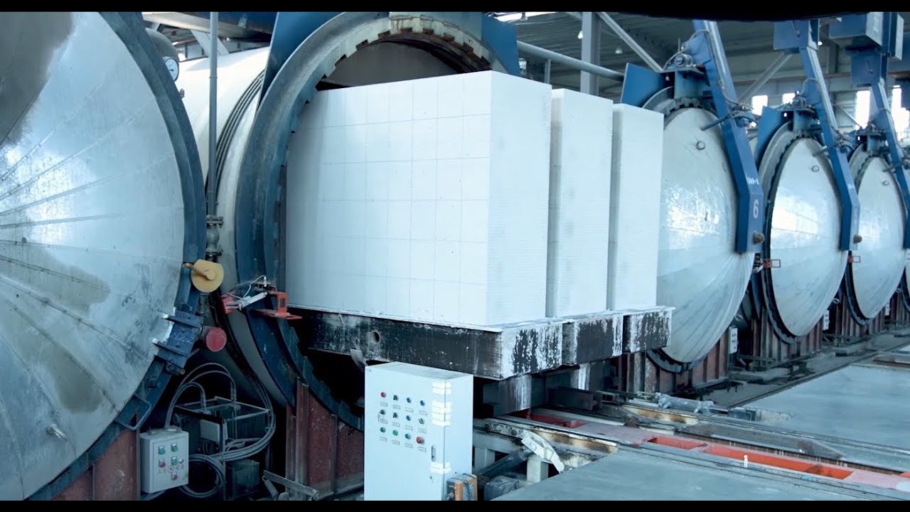 QGM AAC полностью автоматическая газобетонная линия