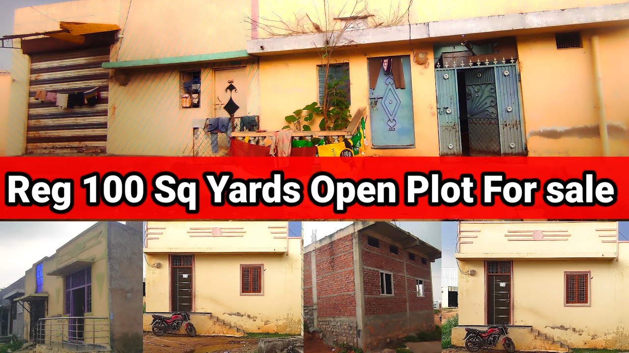 ☎️6300140479 Registered 100 Sq Yards Open Plot For sale Shaheen Nagar Bismillah Colony Hyderabad