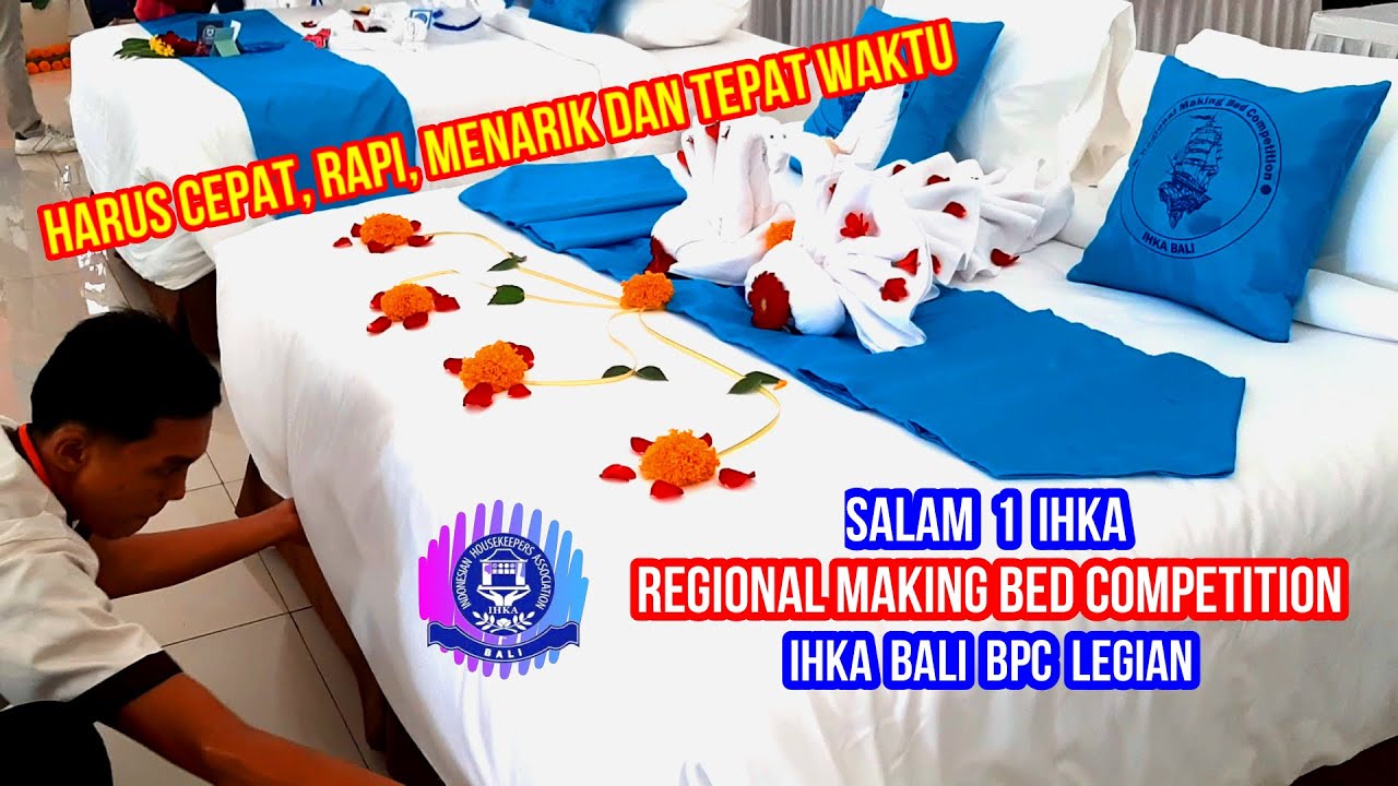 IHKA Bali BPC Legian - Making Bed Competition 2020 - Housekeeping