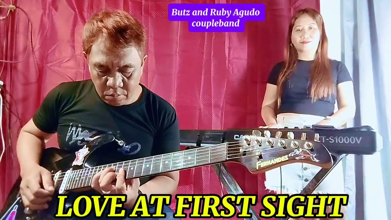 LOVE AT FIRST SIGHT -THE MOONSTRUCK COVER BY BUTZ AND RUBY AGUDO -GUITAR INSTRUMENTAL MUSIC 🎸🎹