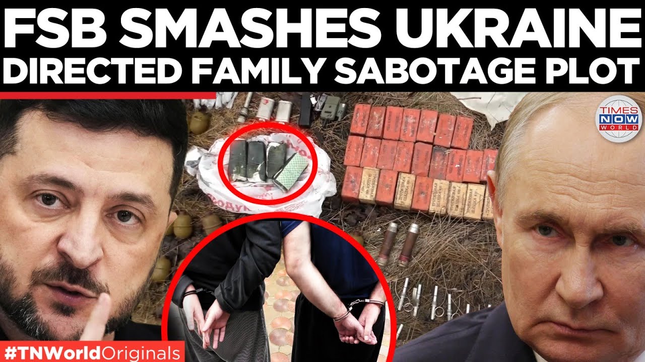 FSB BLOWS LID OFF: Father-Son Turned Saboteurs for Ukraine in Zaporozhye | World News
