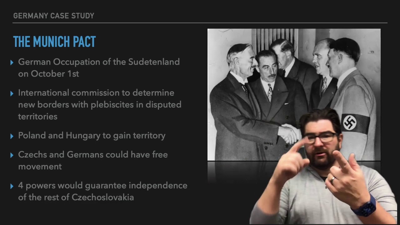 IB History: The Move to Global War-German Expansion 1938-1939