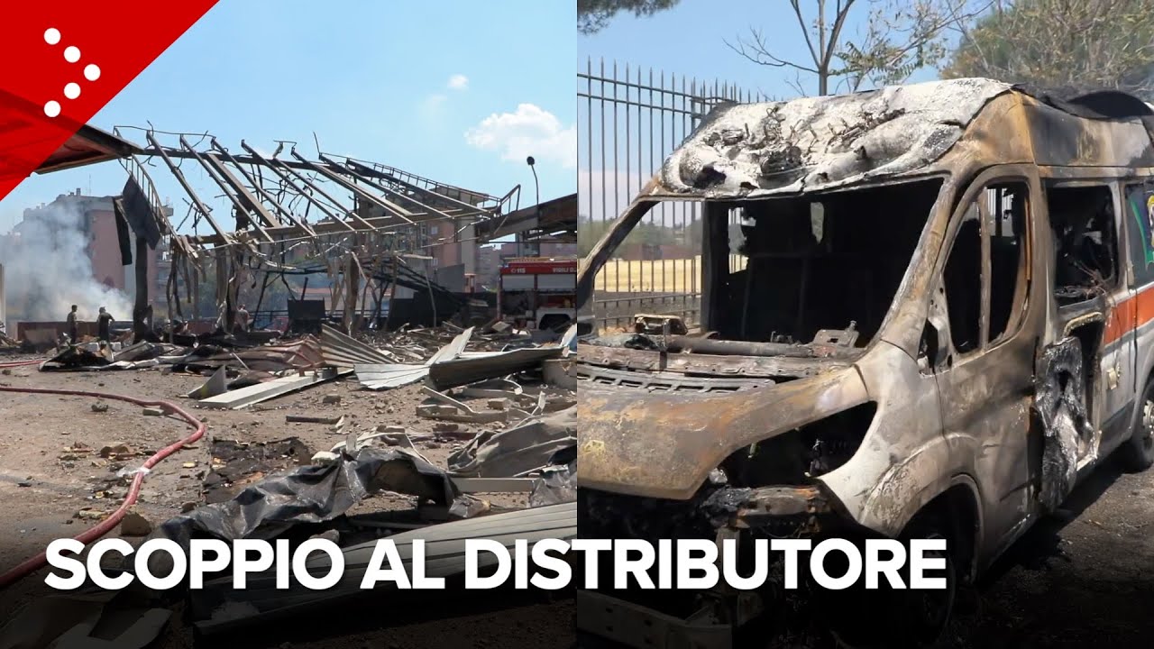 Esplosione a Roma tra i quartieri Centocelle e Prenestino: salta in aria distibutore gpl, 45 feriti