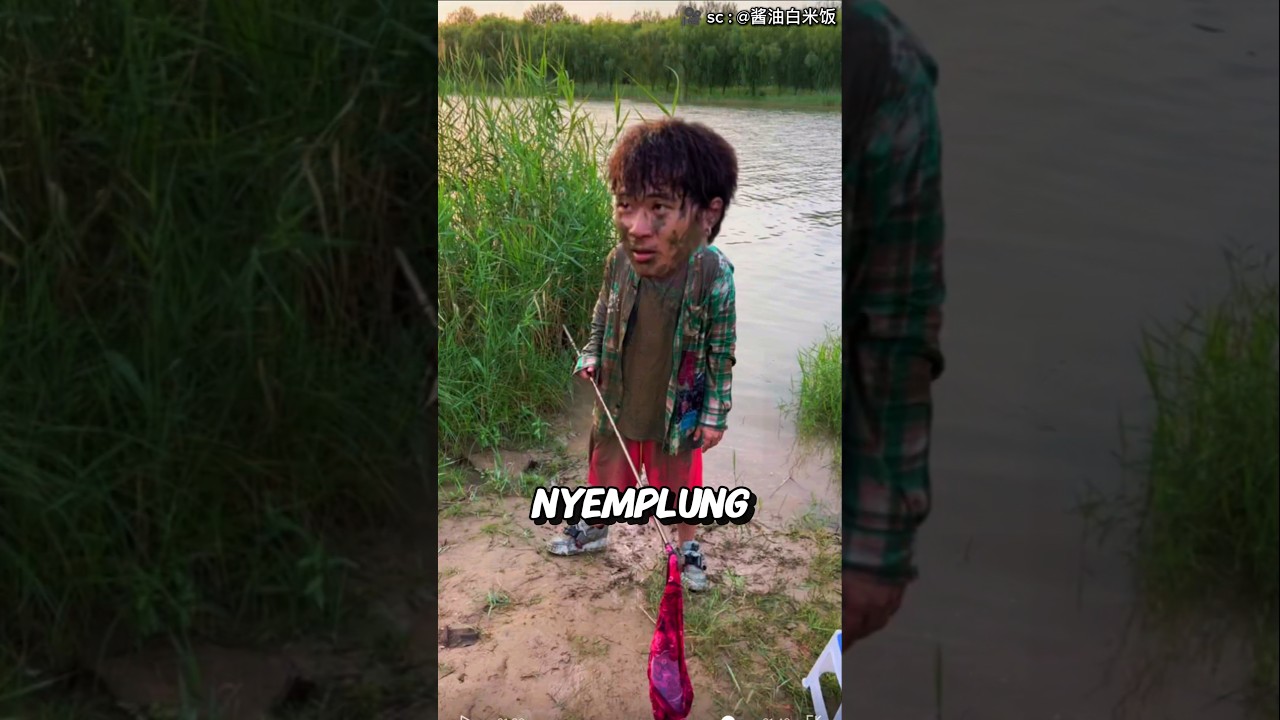 Si Gondrong Usil Temannya Lagi Serius Mancing‼️😅🤣🎣 #shorts #shortvideo #amarullahbillah