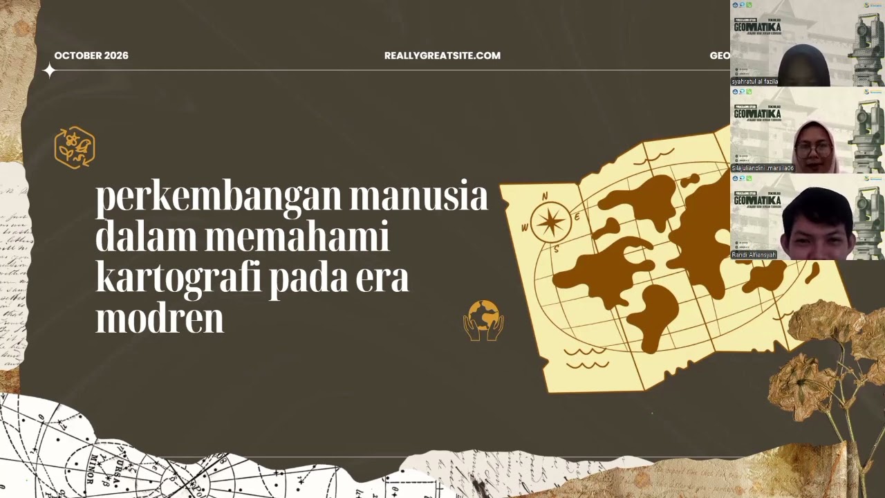 Evolusi visual geospasial :Review hasil peta berdasarkan periodesasi 