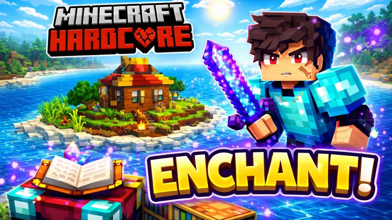 MINECRAFT HARDCORE | AVEM ENCHANT!!!