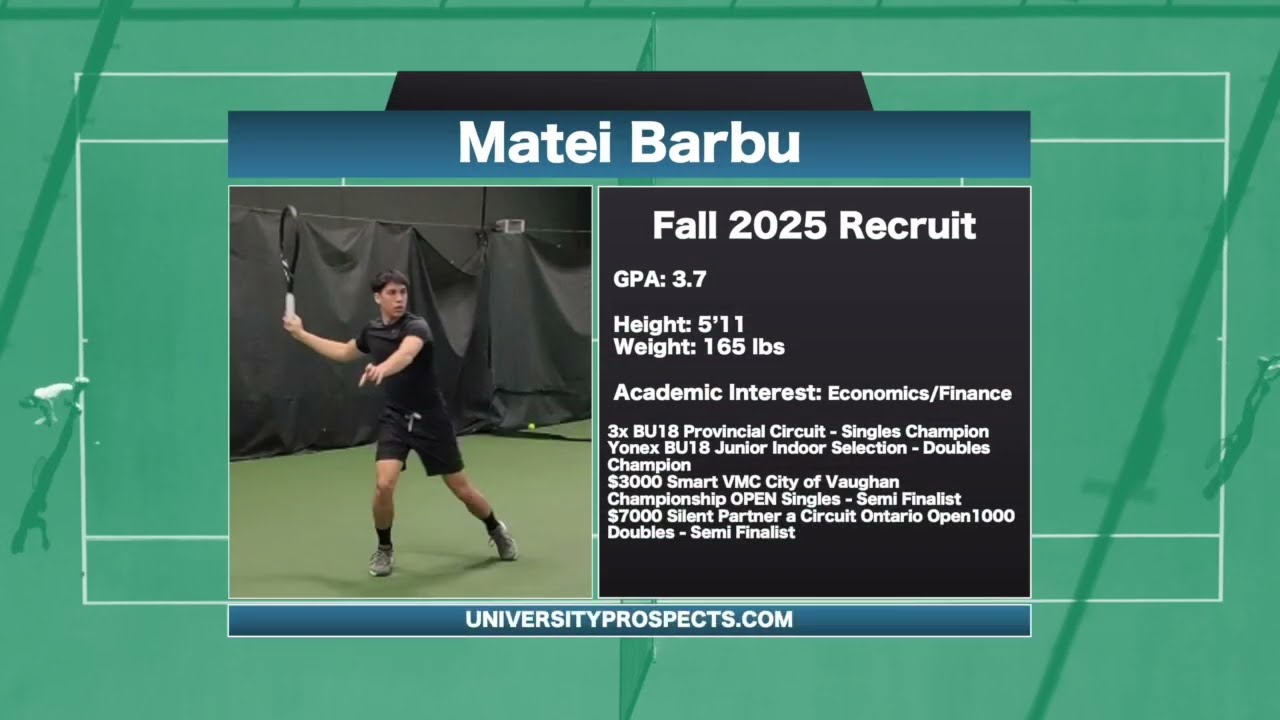 Matei Barbu Fall 2025 Recruit