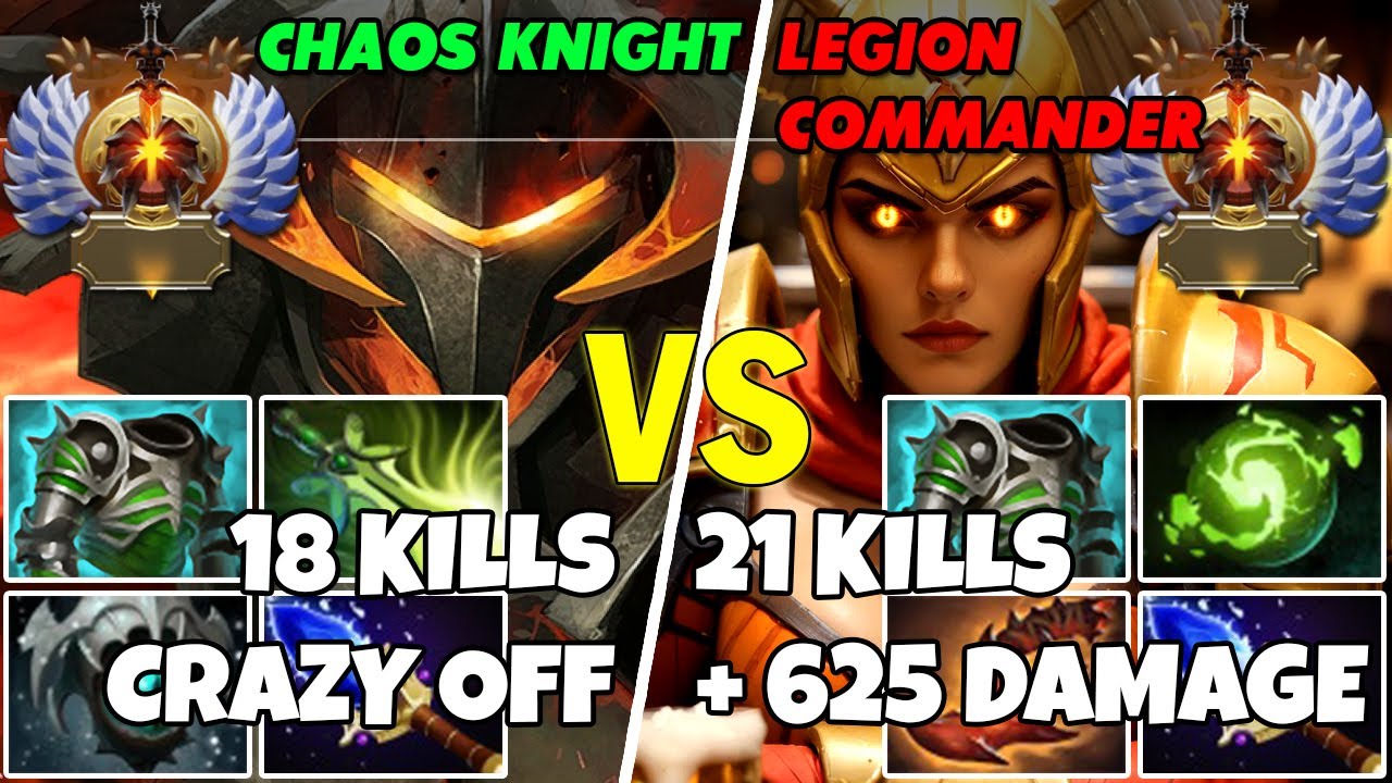 CHAOS KNIGHT (Off) vs LEGION COMMANDER (Mid) - Battle Of Immortal Rank Dota 2 Players - Z Dota 2