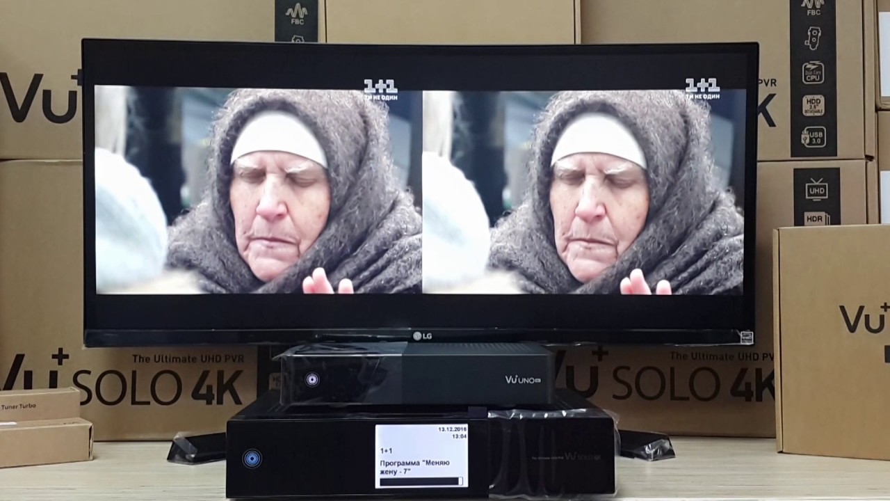 VU+ UNO 4K & VU+ SOLO 4k - сравнение работы на заводском ПО