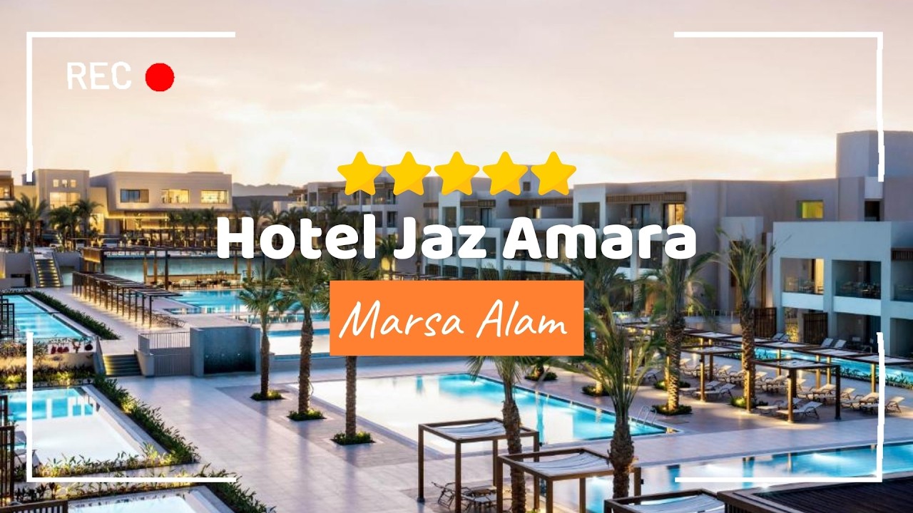 HOTEL JAZ AMARA 5* OTWARTY W 2023 ROKU 🇪🇬🐪  EGIPT, MARSA ALAM
