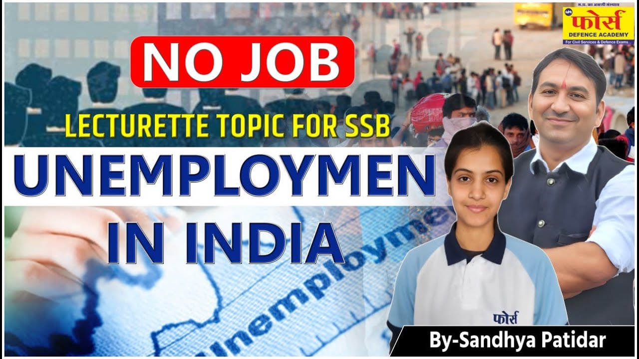Unemployment In India | Lecturette Topic For SSB | SSB Interview