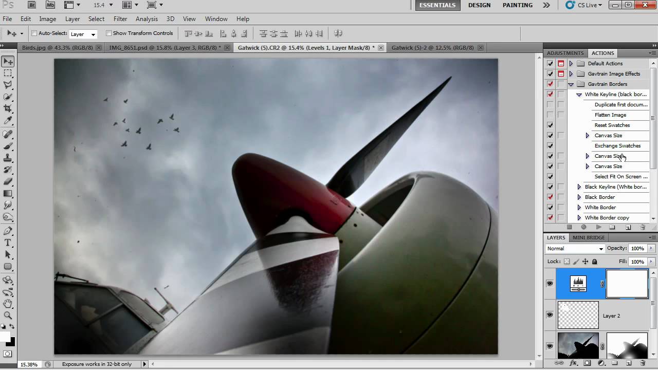 RAW Double Process - HDR effect.