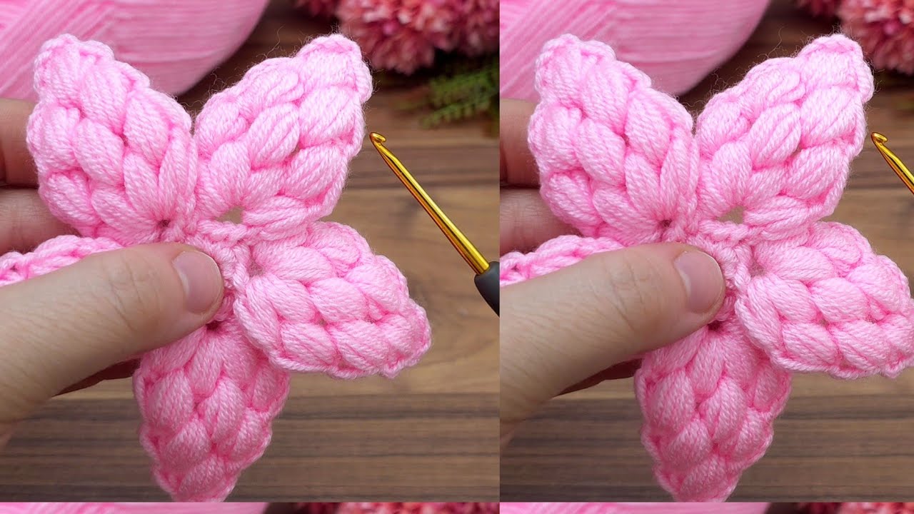 Wonderfull..💯👍 New and wonderfulll filled crochet flower Beauty. ... Let's Wach How to Make Crochet