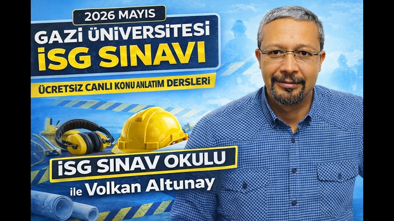 3. Ders: Hukuk-Anayasa-4857 İş Kanunu: 2026 Mayıs İSG Sınavı Ücretiz Canlı Konu Anlatım Dersleri