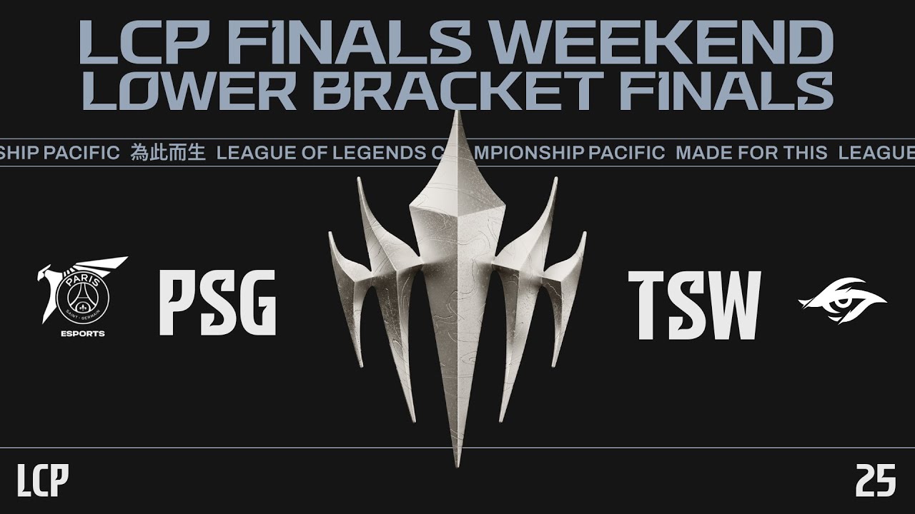 [EN] PSG vs TSW | LCP 2025 Finals Weekend - Lower Bracket Final