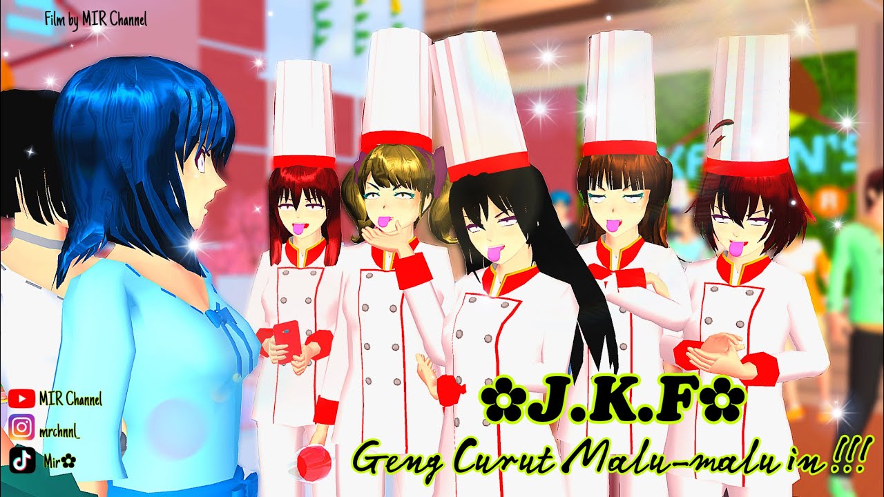 ✿J.K.F✿ || Станьте официантом в закусочной Карен 🤨|| Симулятор школы Драма Сакура || #mirchannel