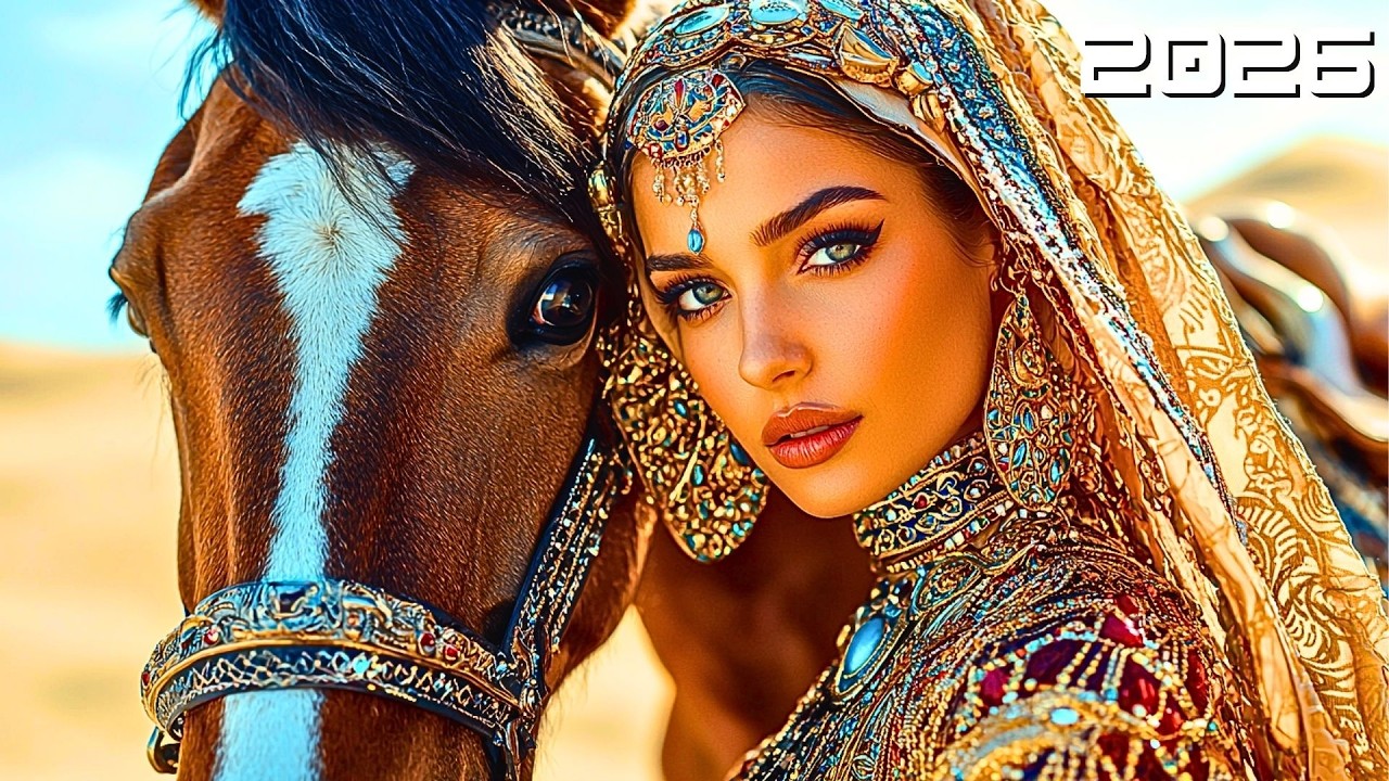 Arabic Music BGM - Silent Glow Over the Sahara: Meditative Desert Reflections