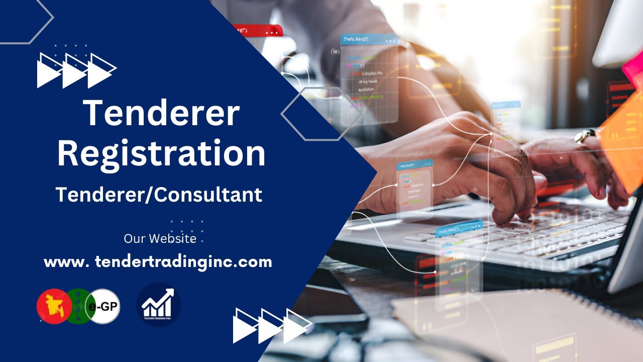 Registration | Tenderer and Consultant | e-GP Tutorial | Tender Trading Inc.
