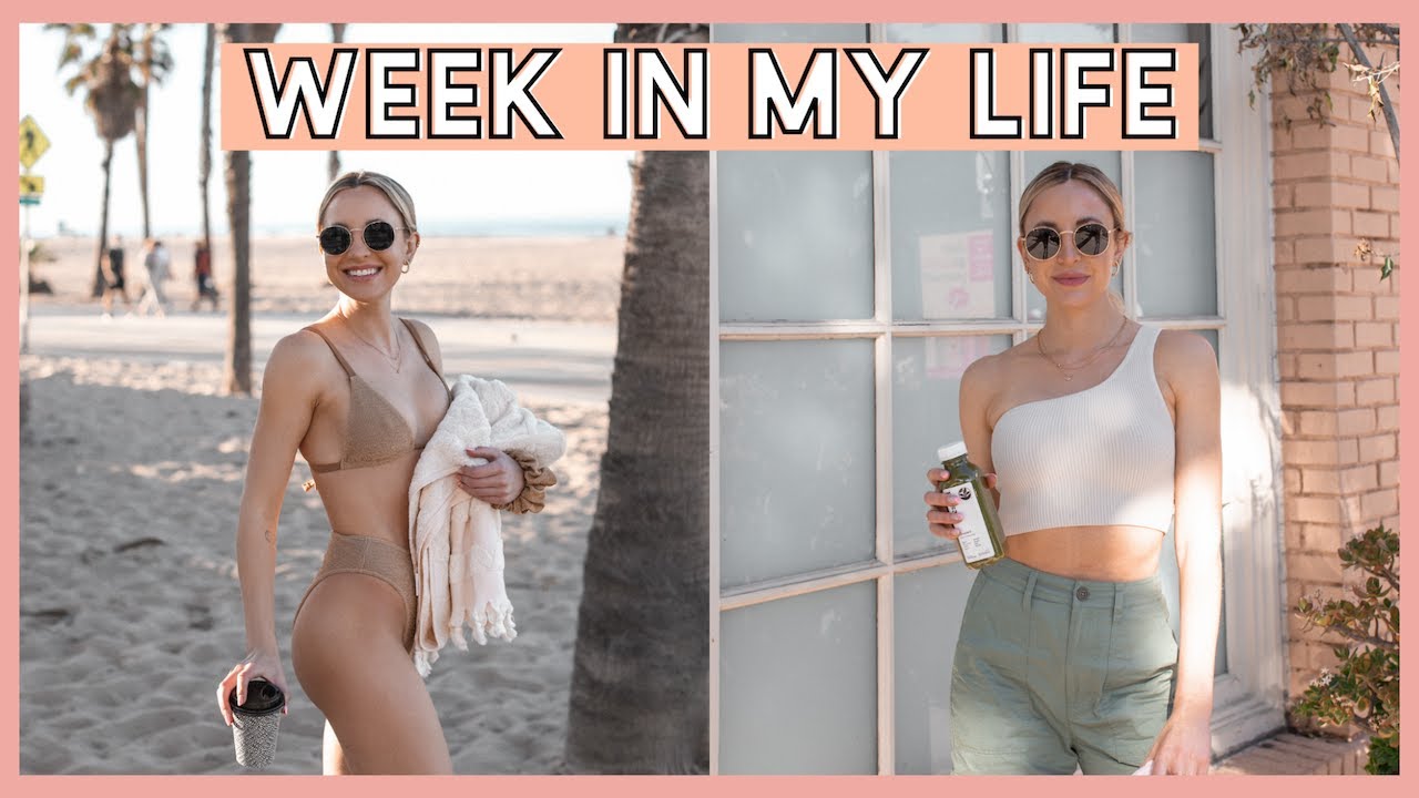 WEEK IN MY LIFE VLOG: getting back on track, self-care, beach day, yoga, grocery haul & hiking!