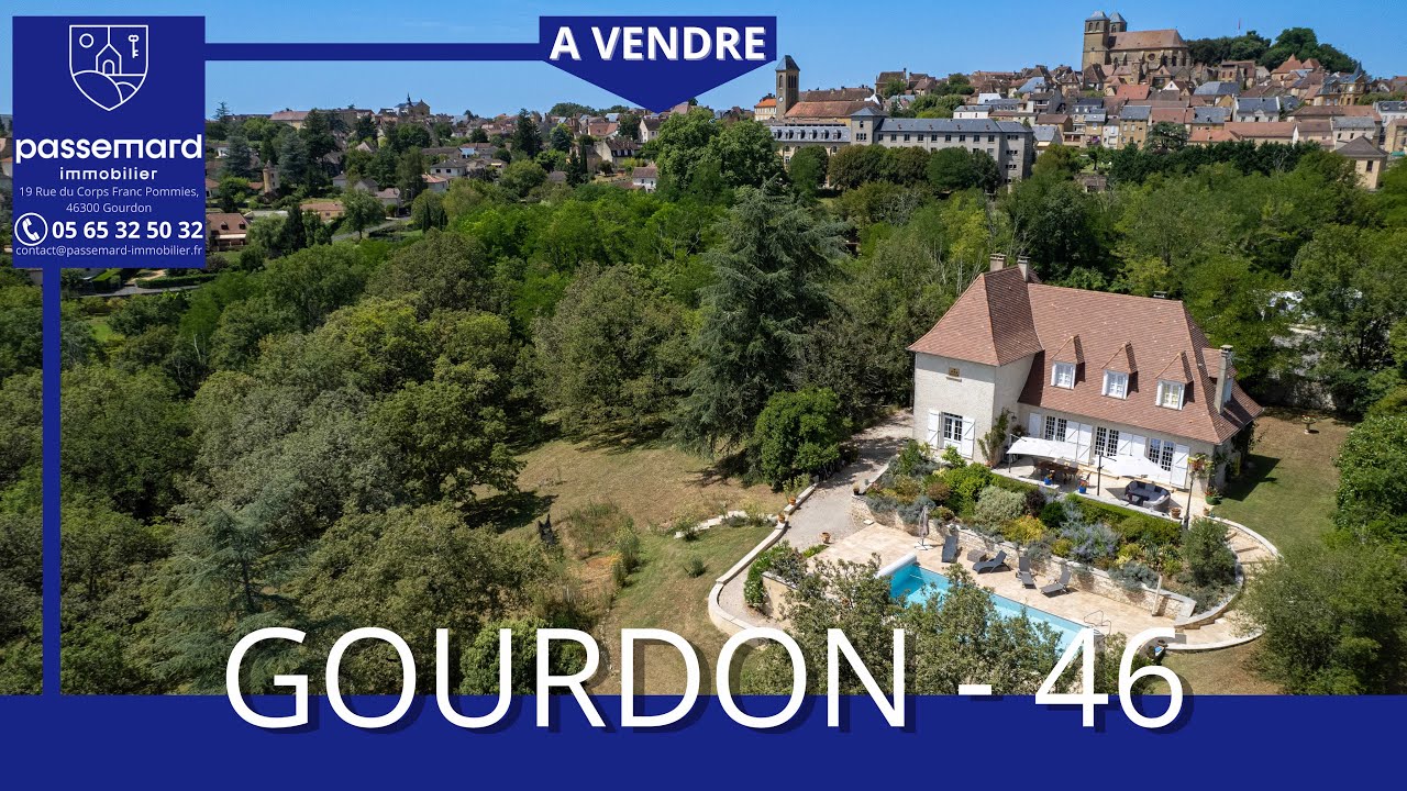 Passemard Immobilier - Maison à vendre - GOURDON (46) - 450 000€ FAI - Réf. : 1635