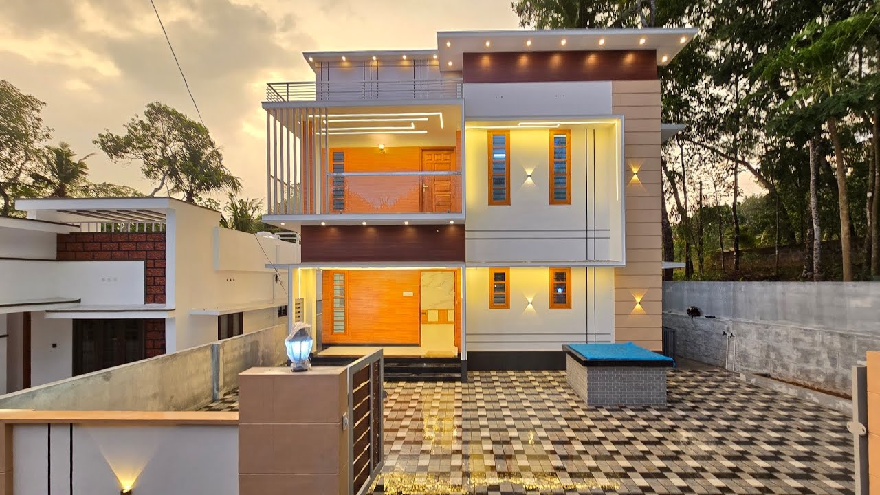 Beautiful house with mesmerizing interior for sale at trivandrum Kerala