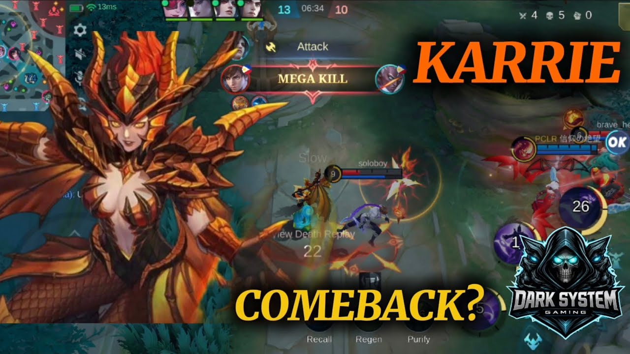Gold Lane Karrie I Got Beaten In The Early Game, But I Made a Comeback