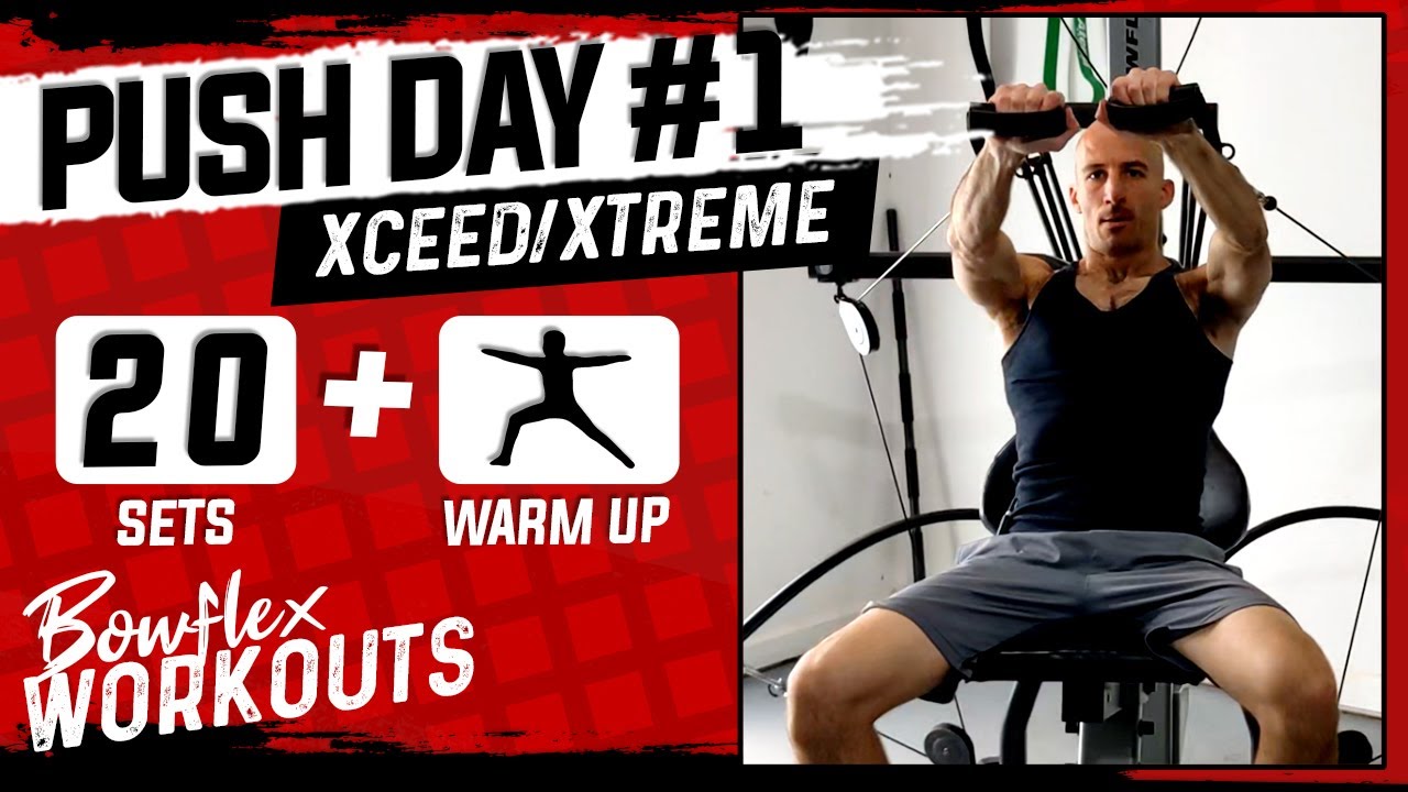 Trening dzienny Bowflex Xtreme Push | 20 min klatki piersiowej i triceps&oacute;w + 4 min core [Xceed, P...