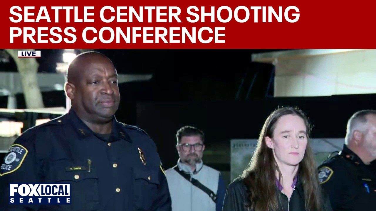 Seattle leaders hold press conference on Seattle Center mass shooting