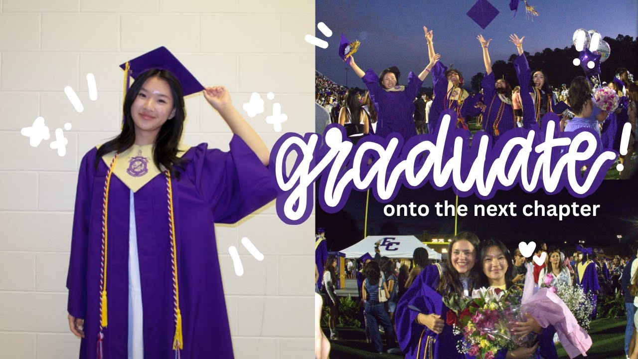 high school graduated!! 🎓 grwm for my graduation ceremony, talking about college plans and feelings