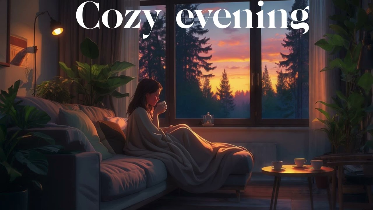 Instrumental Music Relaxing, Cozy playlist for evening, Lo Fi beats #eveningmusic #lofimusic #focus
