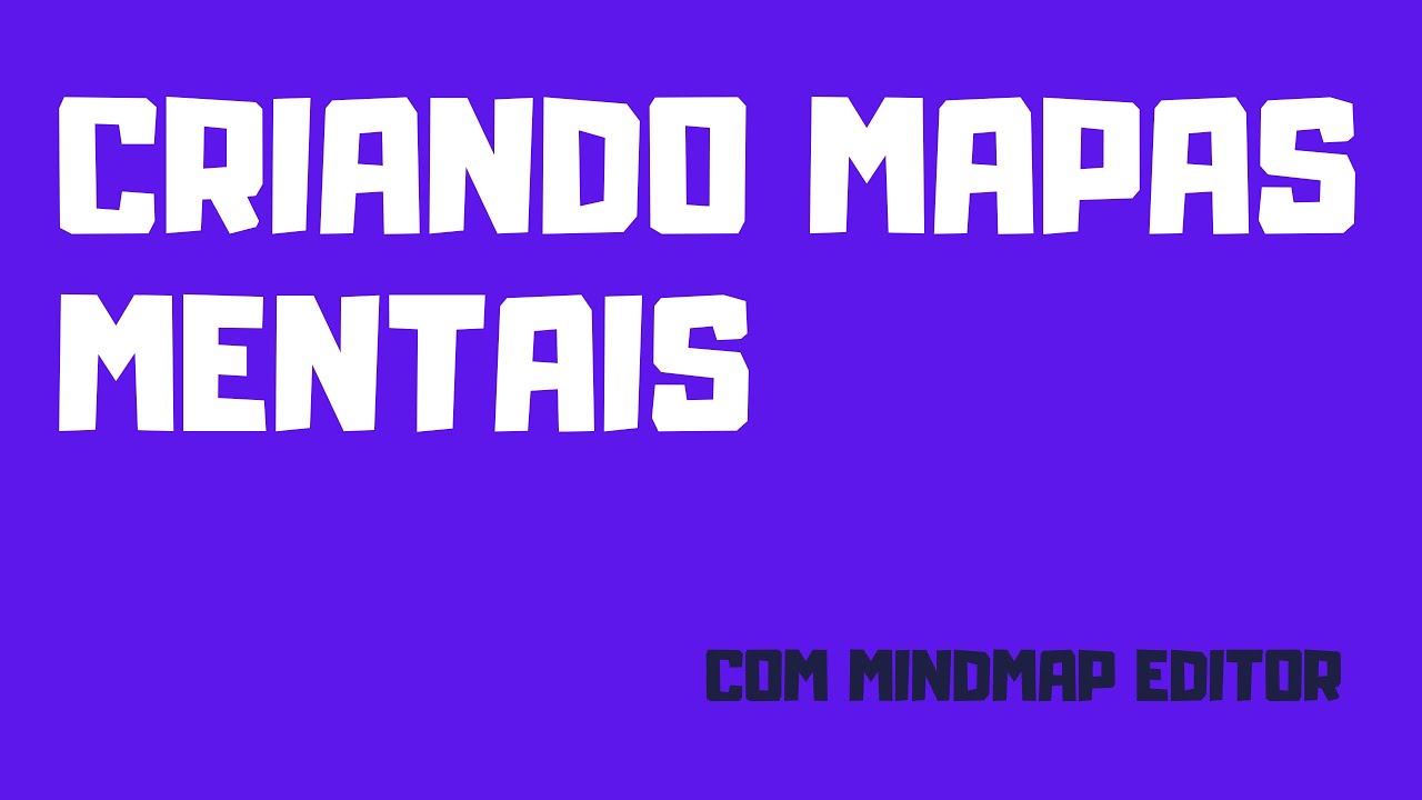 Criando mapas mentais