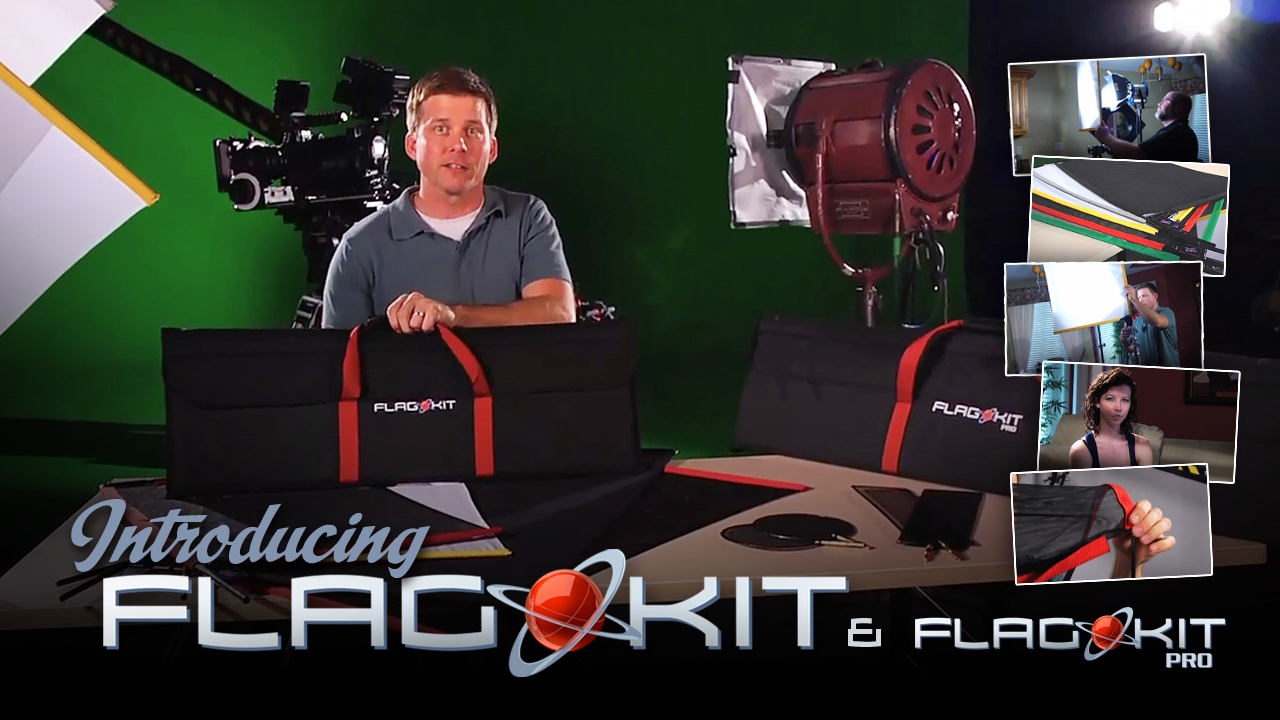 Digital Juice Flag Kits - Flag Scrims to Easily Diffuse & Shape Lighting in Photo/Video Shoots