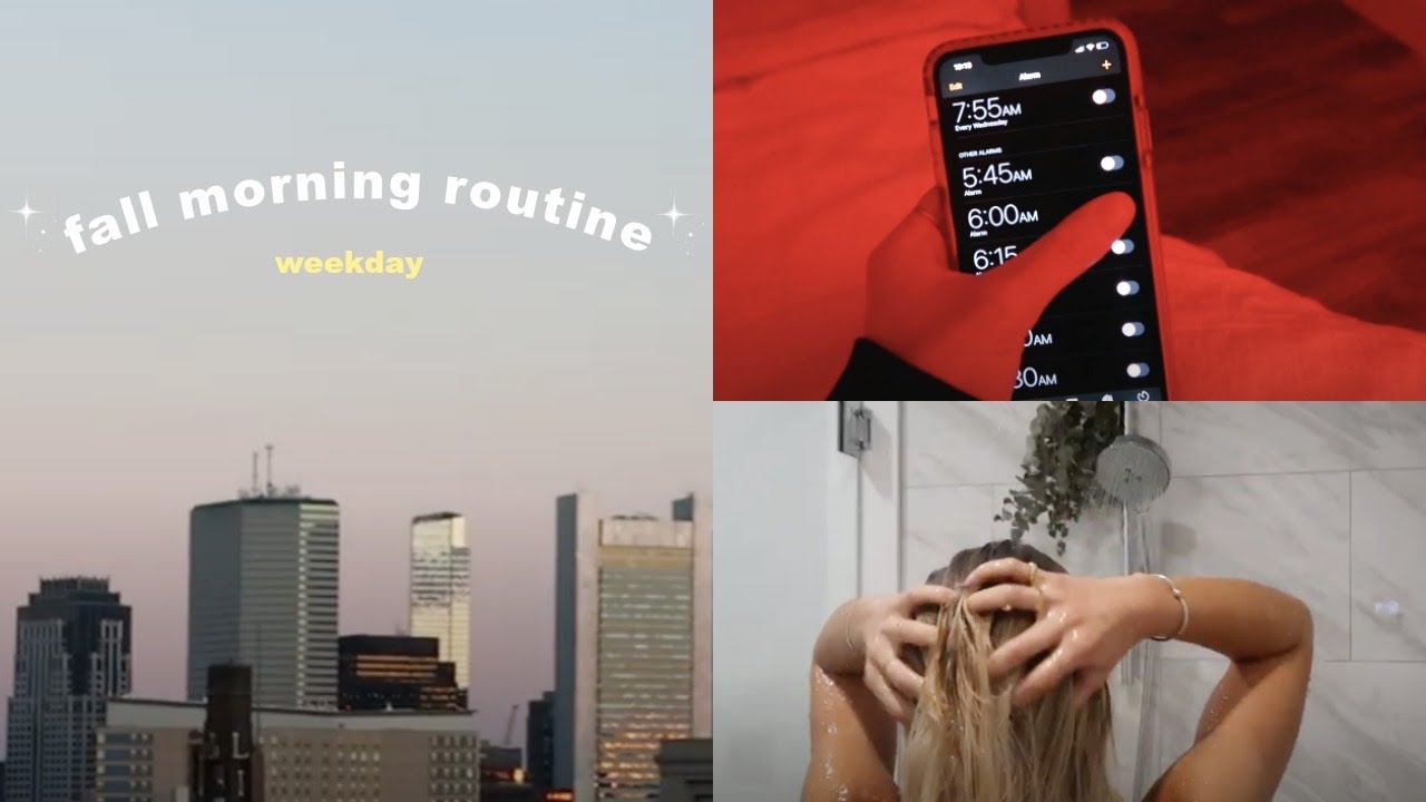 my 2020 FALL morning routine! 🧡✨