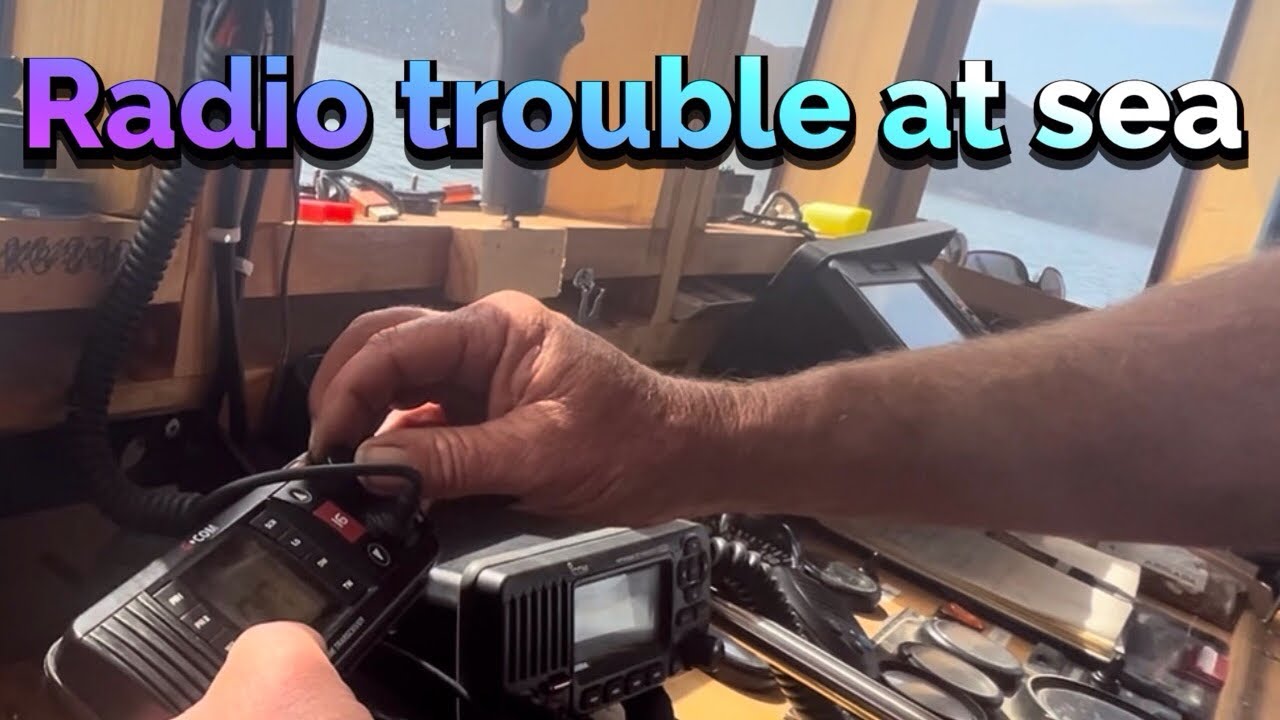 Radio trouble at sea.