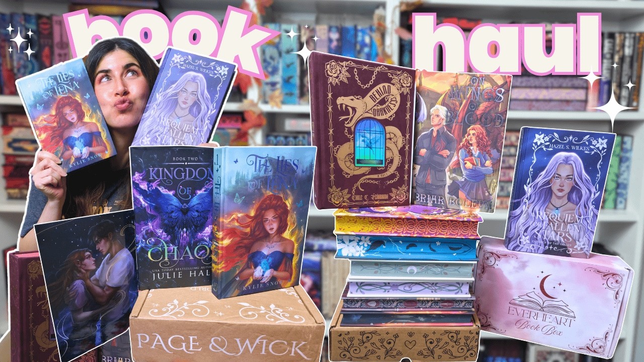 HUGE Special Editions Book Haul ✨| Moonlight Book Box, Everheart, OwlCrate, Darkly, Autumn Midnights