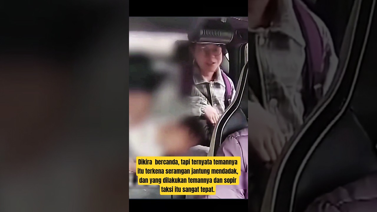 A student and taxi driver's quick response saves their friend. #shortvideo #motivation #goodpeople