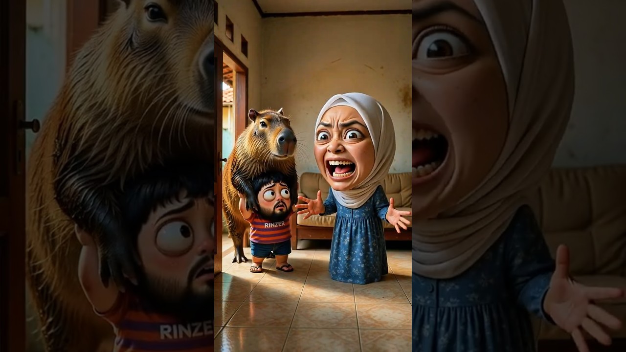 Denis Bawa Pulang Kapibara Hantu ‼️😱