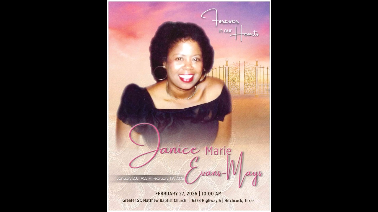 Forever in Our Hearts ~ Janice Marie Evans-Mays