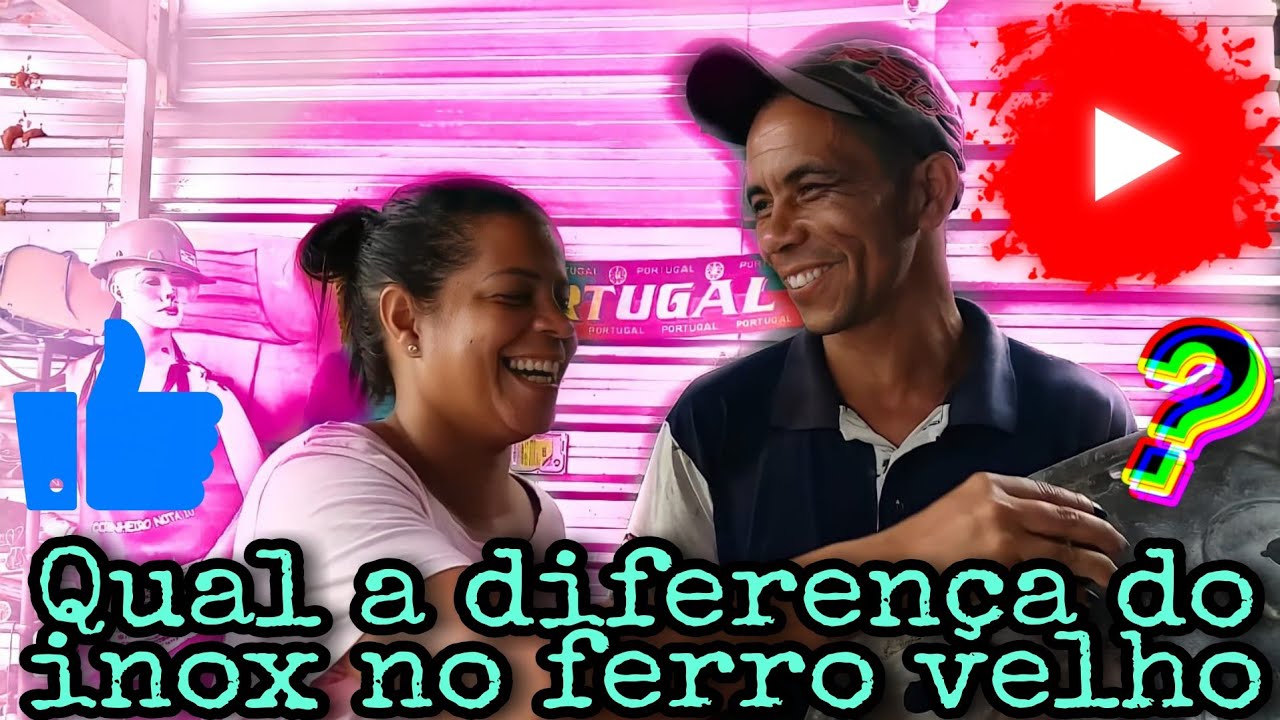 QUAL A DIFERENÇA DO INOX NO FERRO VELHO🤔😀♻️ #reciclagem