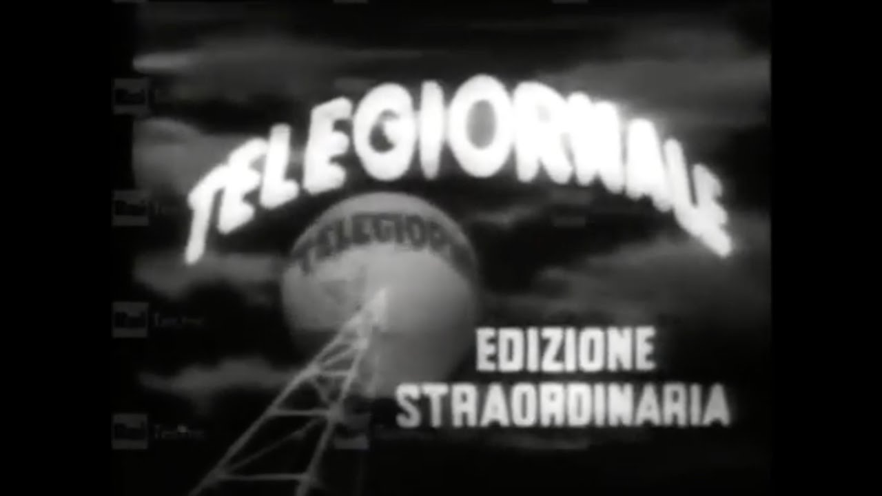 Telegiornale Edizione Straordinaria del 25 Agosto 1968