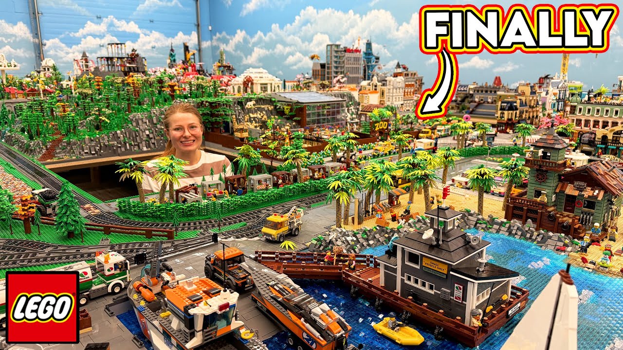 Обновление LEGO City! Наконец-то приводим в порядок пространство перед зоопарком!